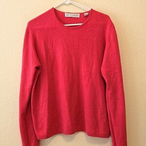 Valerie Stevens two ply cashmere sweater size xl